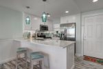 Beautifully remodeled kitchen with full size appliances